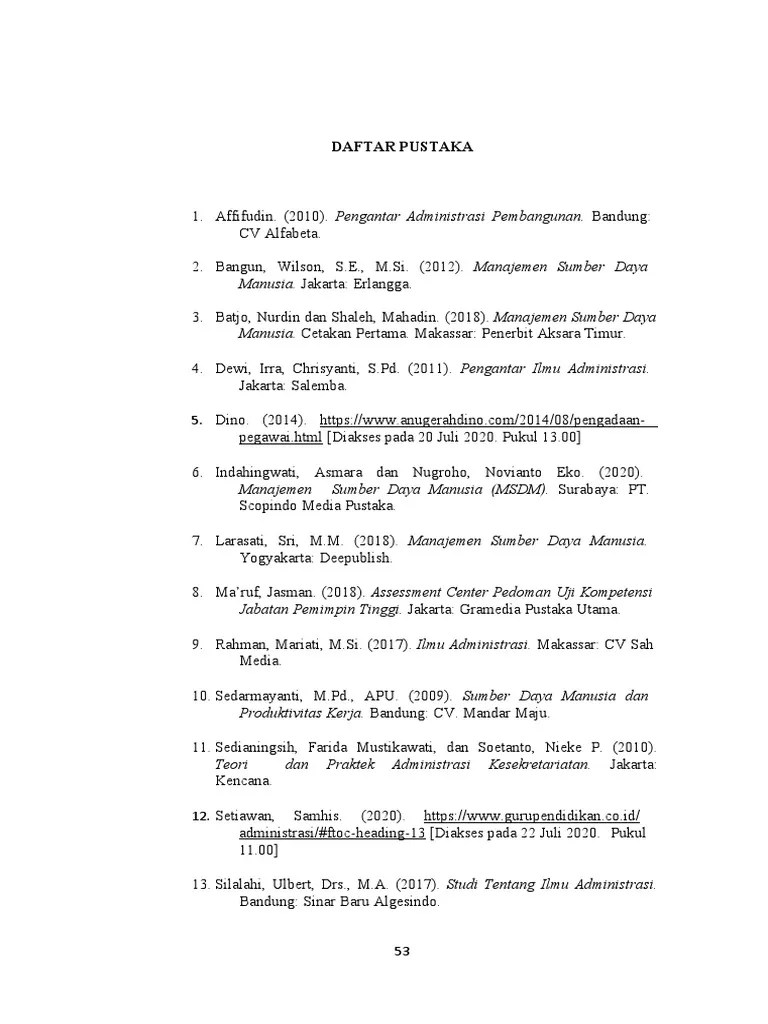 Daftar Pustaka | PDF