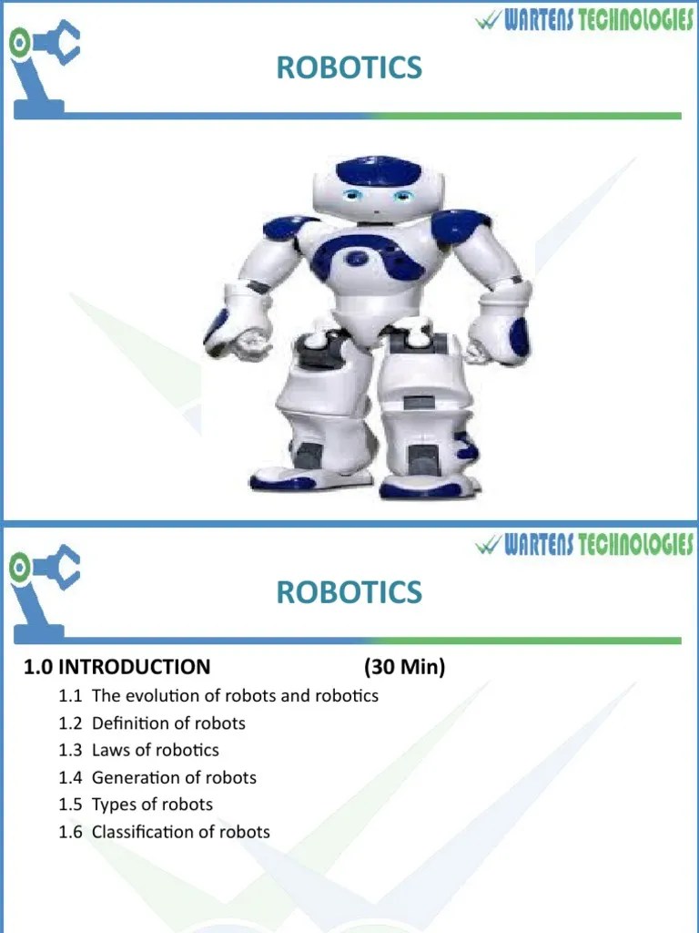 ROBOTICS | PDF | Robot | Robotics