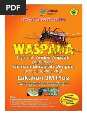 Tiga karya berbentuk poster, souvenir dari sampah, tempat sampah yang bisa. Poster Waspada Nyamuk 3 Pdf