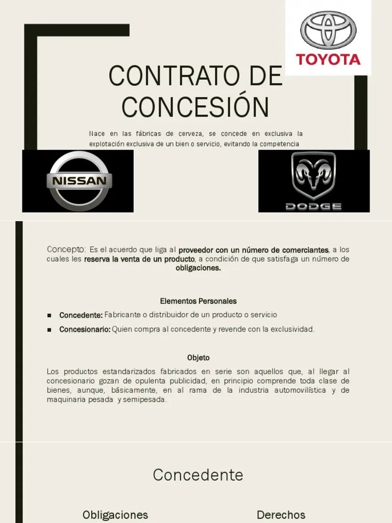 Contrato De Concesión | PDF