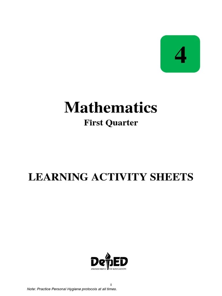 Grade 4 Mathematics Final | PDF | Division (Mathematics) | Numbers