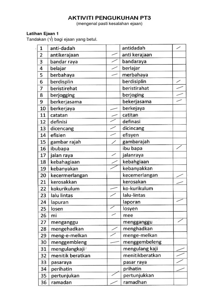 Jawapan Kesalahan Tatabahasa Pt3 : Jwapan Kesalahan Tatabahasa Pt3