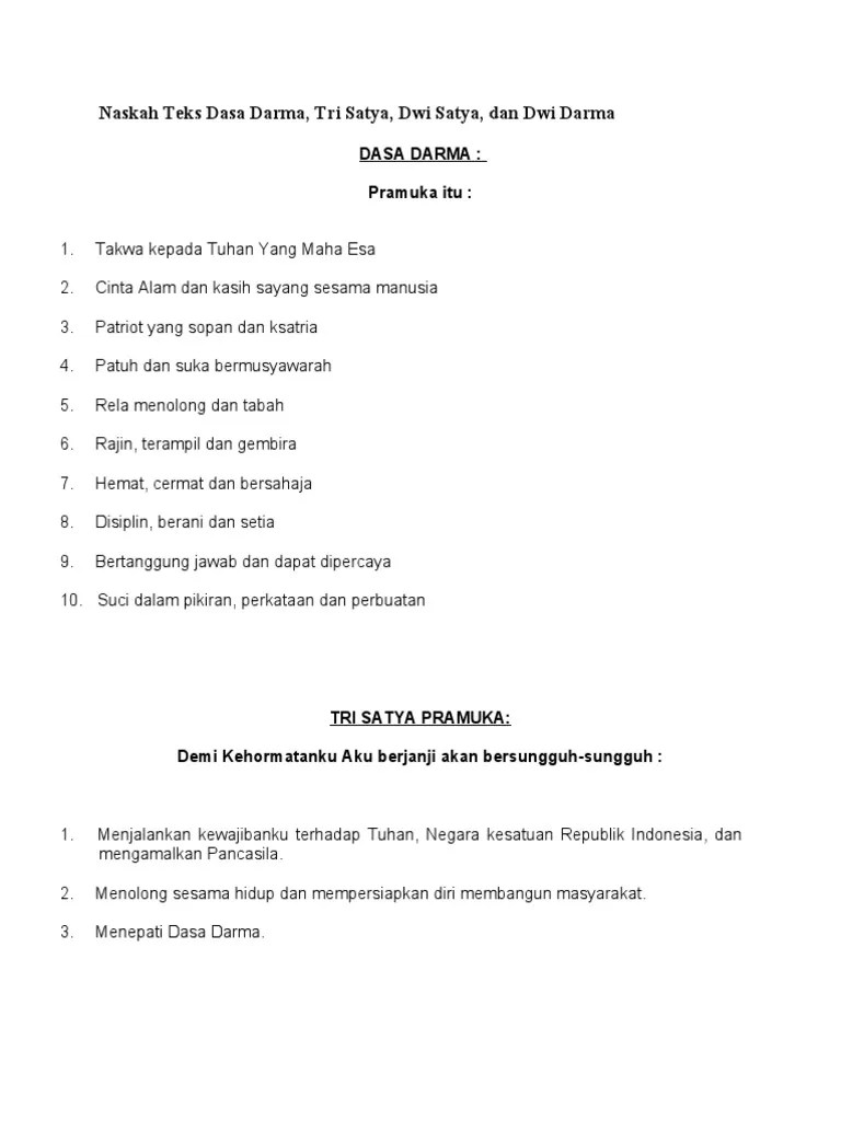 Naskah Teks Dasa Darma | PDF