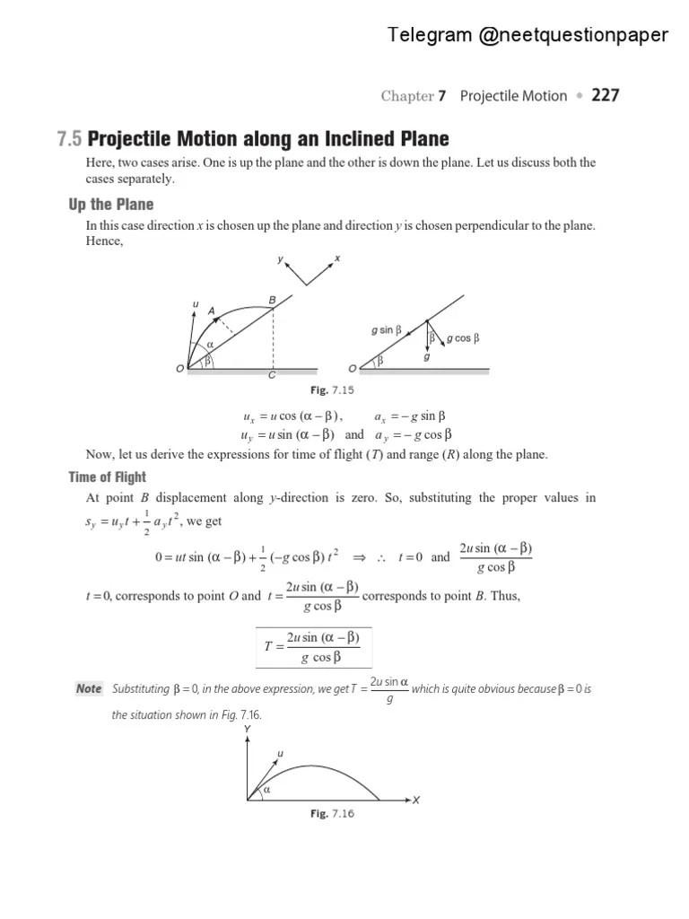 Projectile Motion PDF | PDF | Projectiles | Mechanics