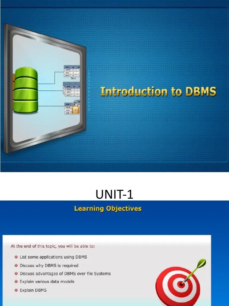 DBMS Overview PPT Final | PDF | Databases | Information Science