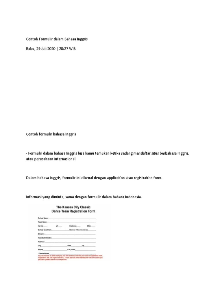 Google has many special features to help you find exactly what . Formulir Registration Pdf