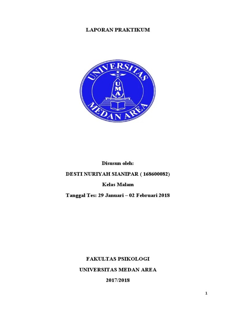 Intelligenz struktur test (ist) adalah salah satu jenis alat ukur yang mengukur. Laporan Praktikum Ist Spm Desti Pdf