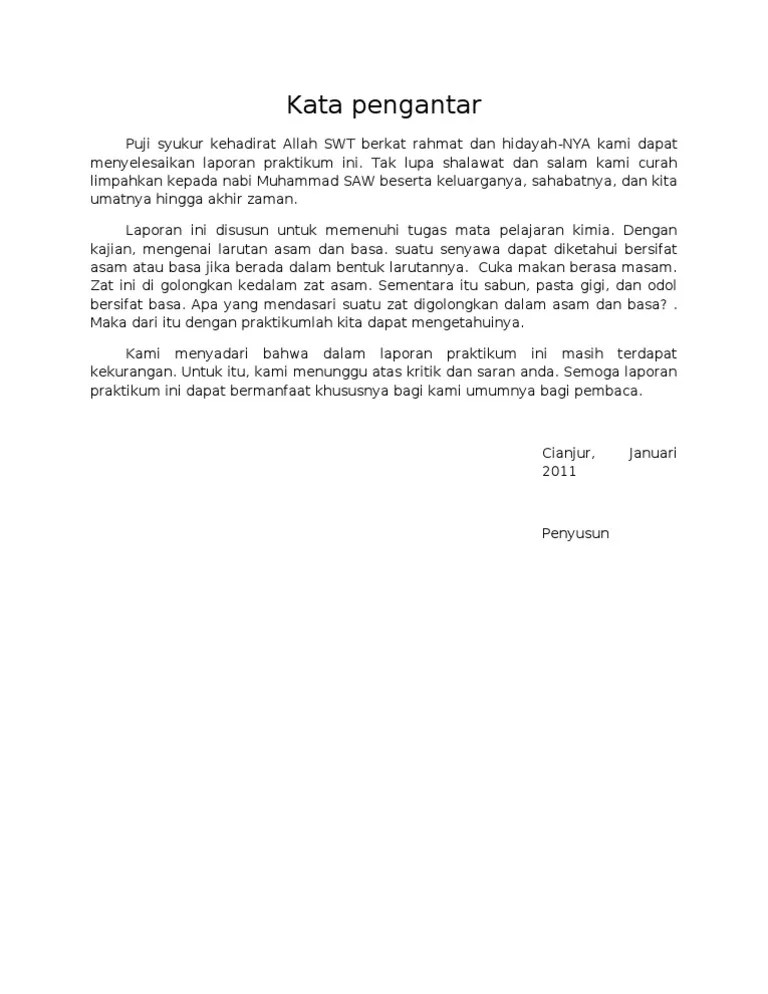 Laporan praktikum mikrobiologi pertaniandisusunoleh : Contoh Kata Pengantar Laporan Praktikum Mikrobiologi