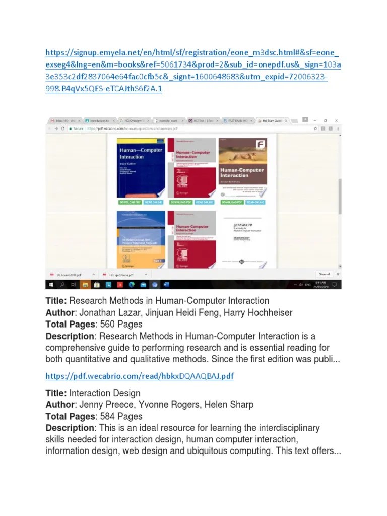 Complete Books Of Hci | PDF | Human–Computer Interaction | Human ...