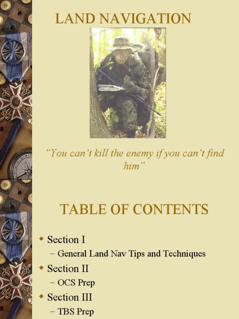 Land Nav Essentials For Success | PDF | Compass | Azimuth