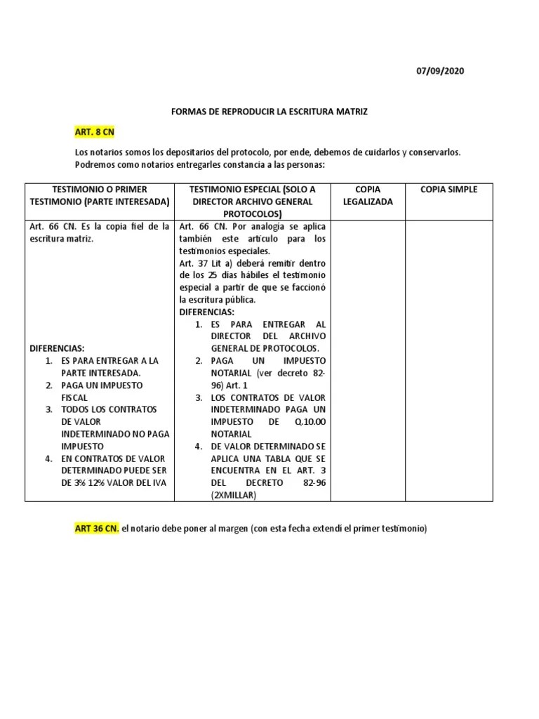 Segundo Parcial Derecho Notarial Ii | PDF | Impuestos | Derecho Civil (Common Law)