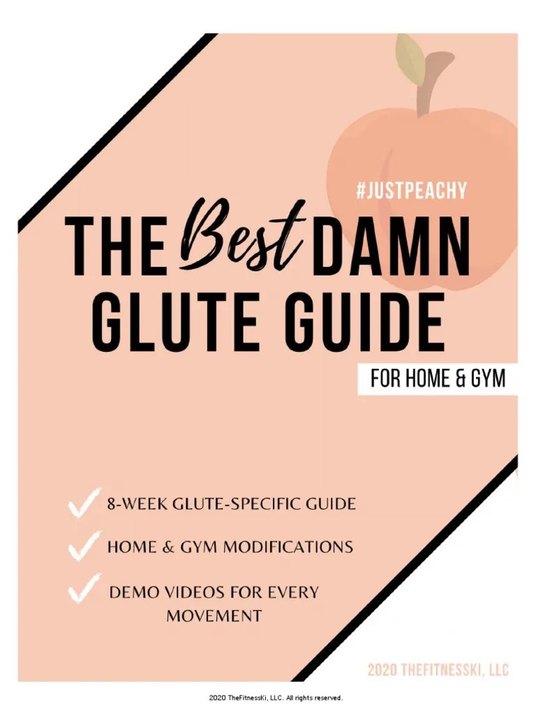 TFK The+Best+Damn+Glute+Guide+Editable | PDF | Muscle Hypertrophy ...