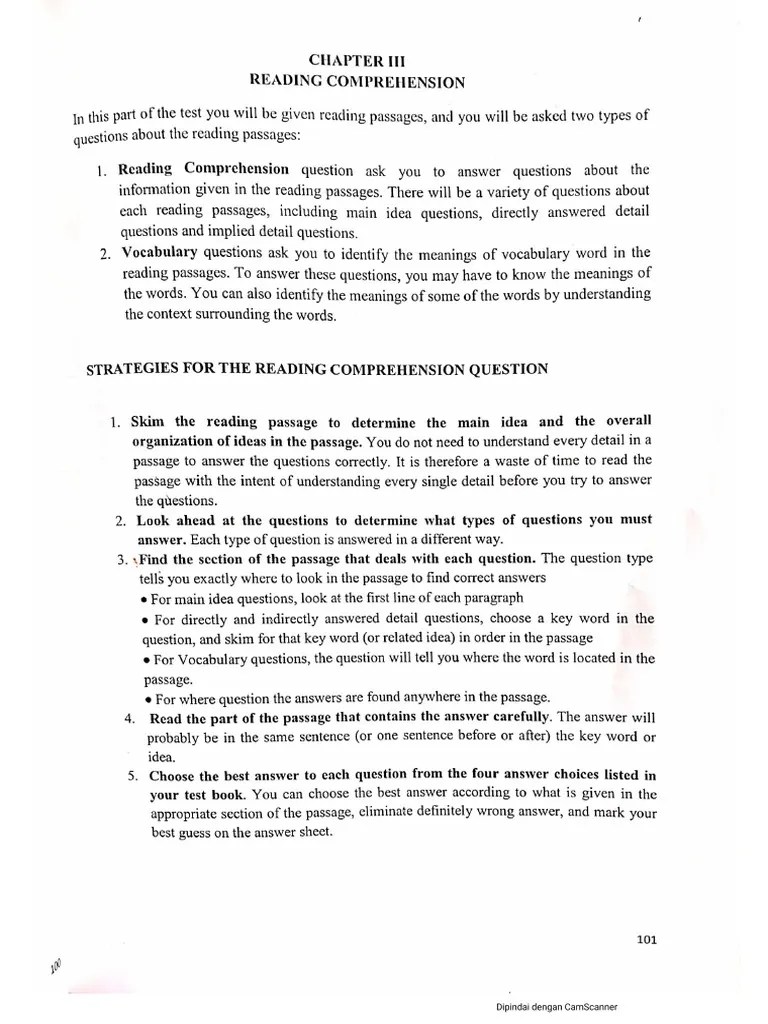 Materi Reading Comprehension | PDF