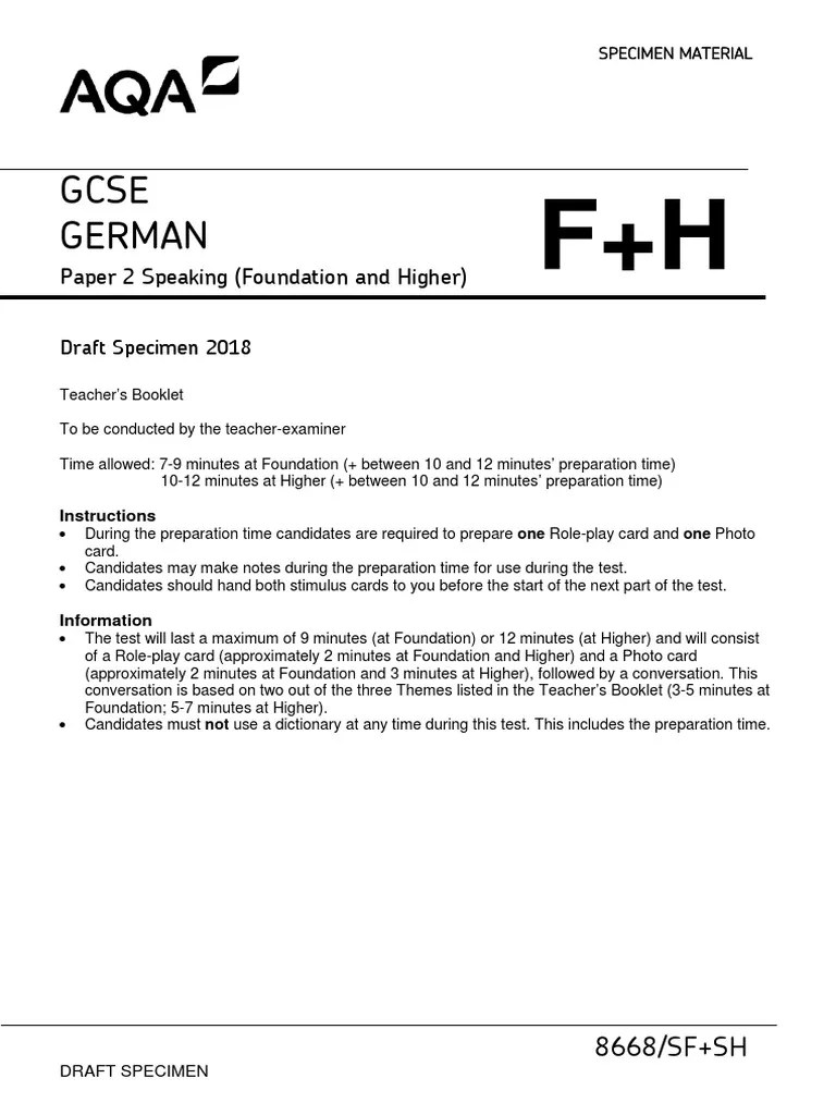 Speaking Teachers Booklet | PDF | Communication