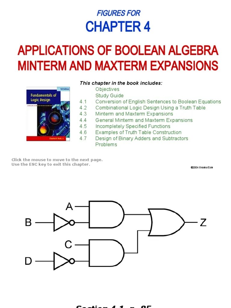 Basics Of Boolean Algebra | PDF | Boolean Algebra | Teaching Mathematics