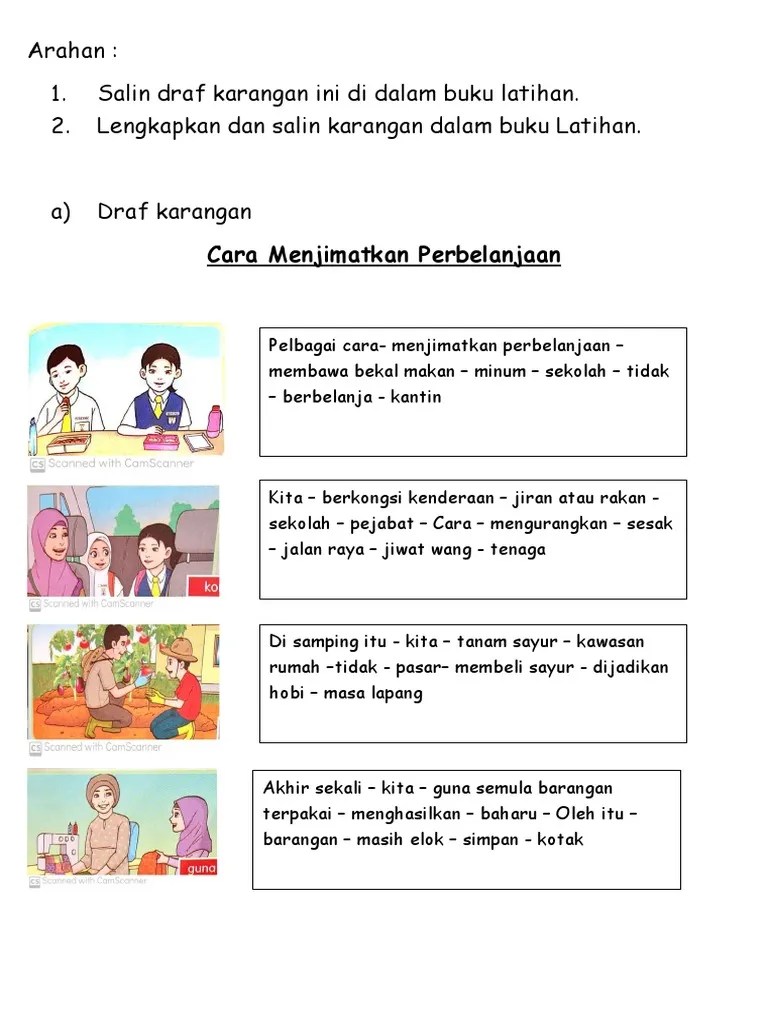 Kata ganti nama diri singkat. Lembaran Kerja Bm Tahun 4 Ms 145 Pdf