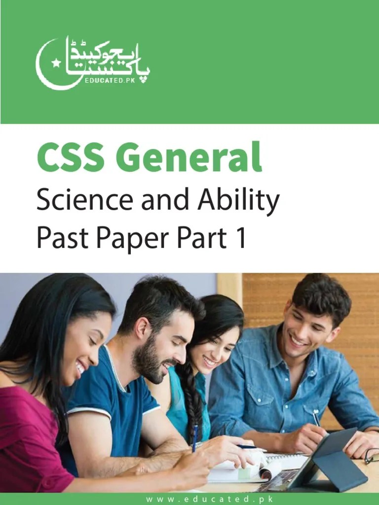 General Science And Ability CSS Past Paper Part 1 | PDF | Apsis | Uranium