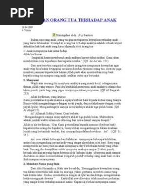 Membaca buku dengan bersuara · 3. Ayat Alquran Tentang Kewajiban Orang Tua Mendidik Anak