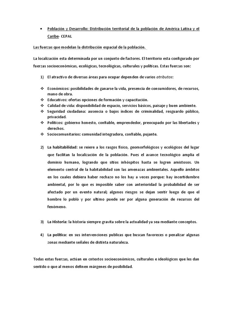 CEPAL Resumen | PDF | America Latina | Economias