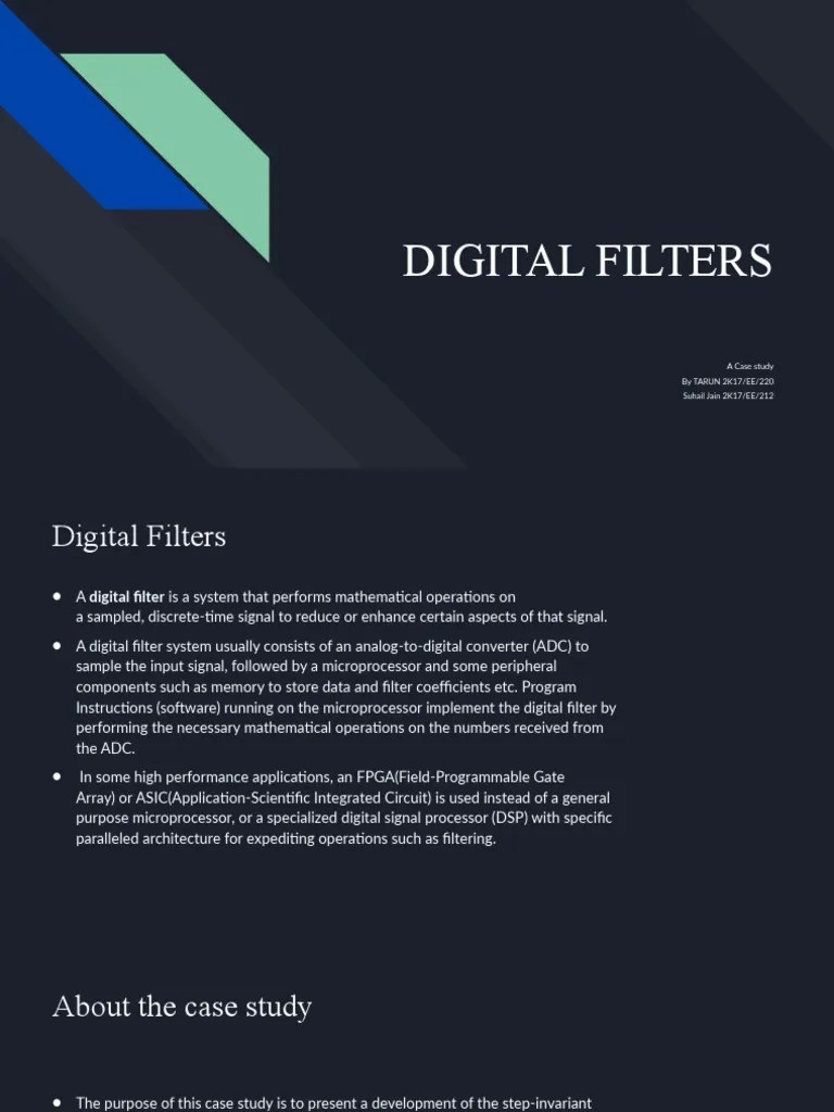DSP Case Study | PDF | Digital Signal Processing | Electronic Engineering