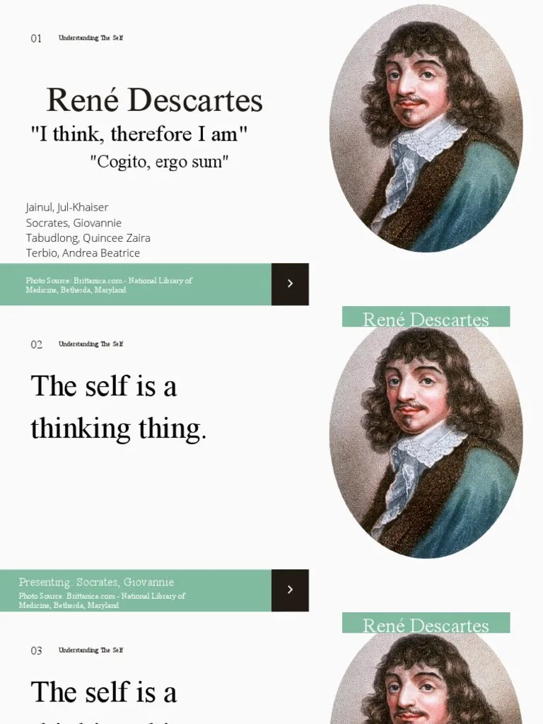 Rene Descartes - I Think, Therefore I Am | PDF | Metaphysical Theories | Epistemological Theories
