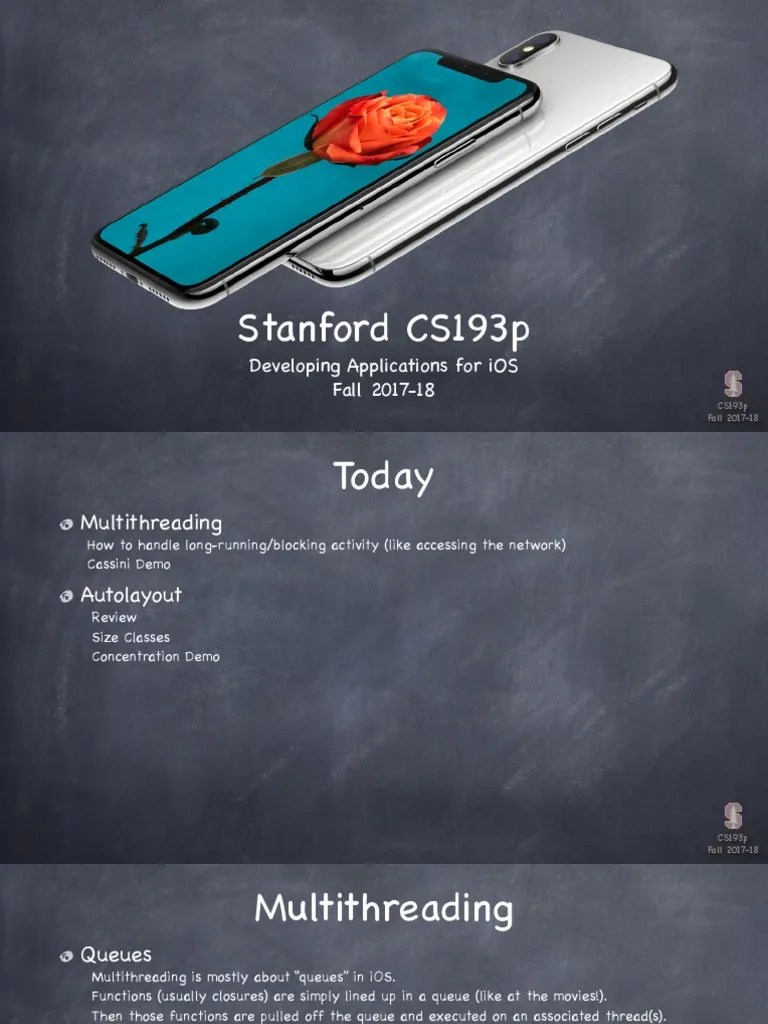 Stanford CS193p: Developing Applications For IOS Fall 2017-18 | PDF ...