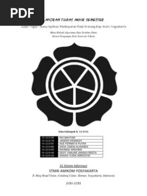 Pada akhir studi program diploma iii, mahasiswa diwajibkan melakukan penyusunan dan penulisan laporan tugas akhir, dengan ketentuan (lihat panduan . Laporan Final Project Aplikasi Pdf