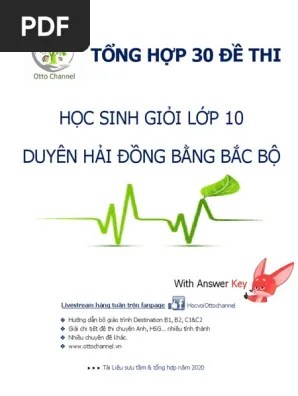 Berikut soal pertama dan jawabannya: 30 Ä'á» Thi Hsg Lá»›p 10 With Answer Key Advertising Healthy Diet