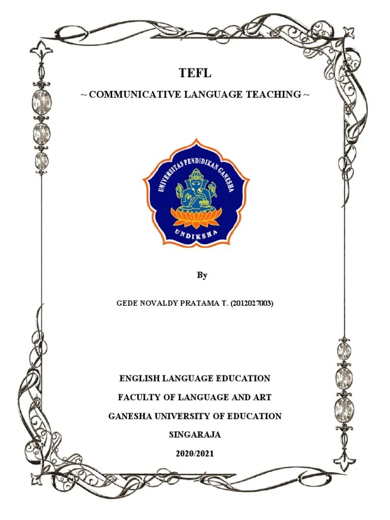 Communicative Language Teaching | PDF | Language Education | Applied ...