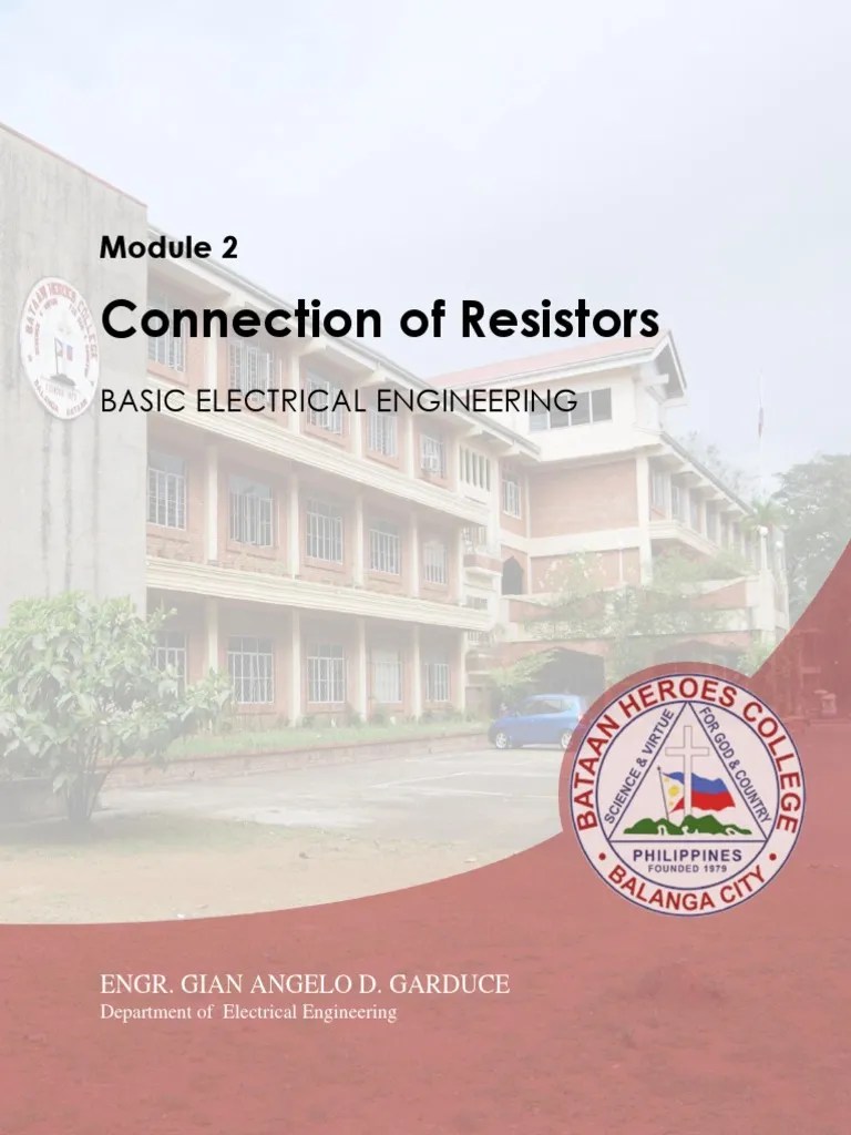 Mod. 2 Basic Electrical | PDF | Series And Parallel Circuits | Resistor