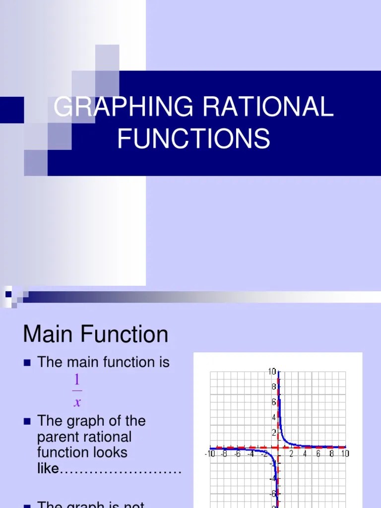 IV) Graphing Rational Functions PDF | PDF | Asymptote | Fraction (Mathematics)