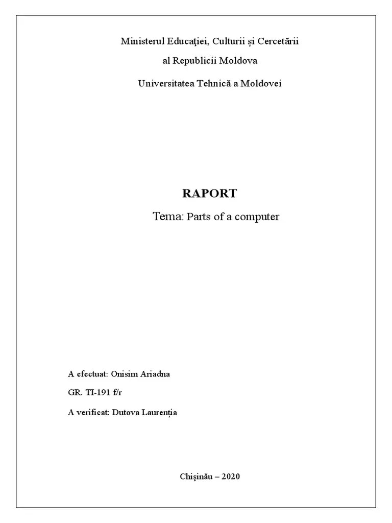 Parts Of A Computer | PDF | Computer Monitor | Desktop Computer