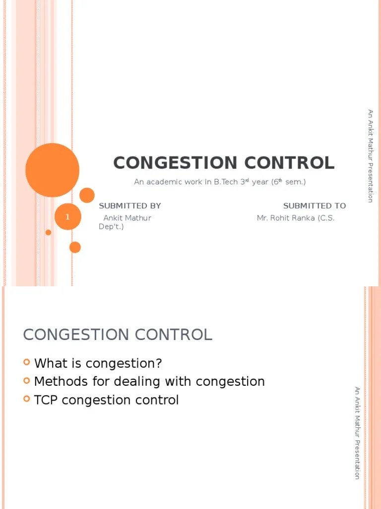 An Analysis Of TCP Congestion Control Mechanisms In Computer Networks ...