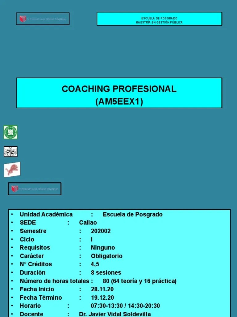 Clase 1 Bases Del Coaching | PDF | Liderazgo | Titulo Academico