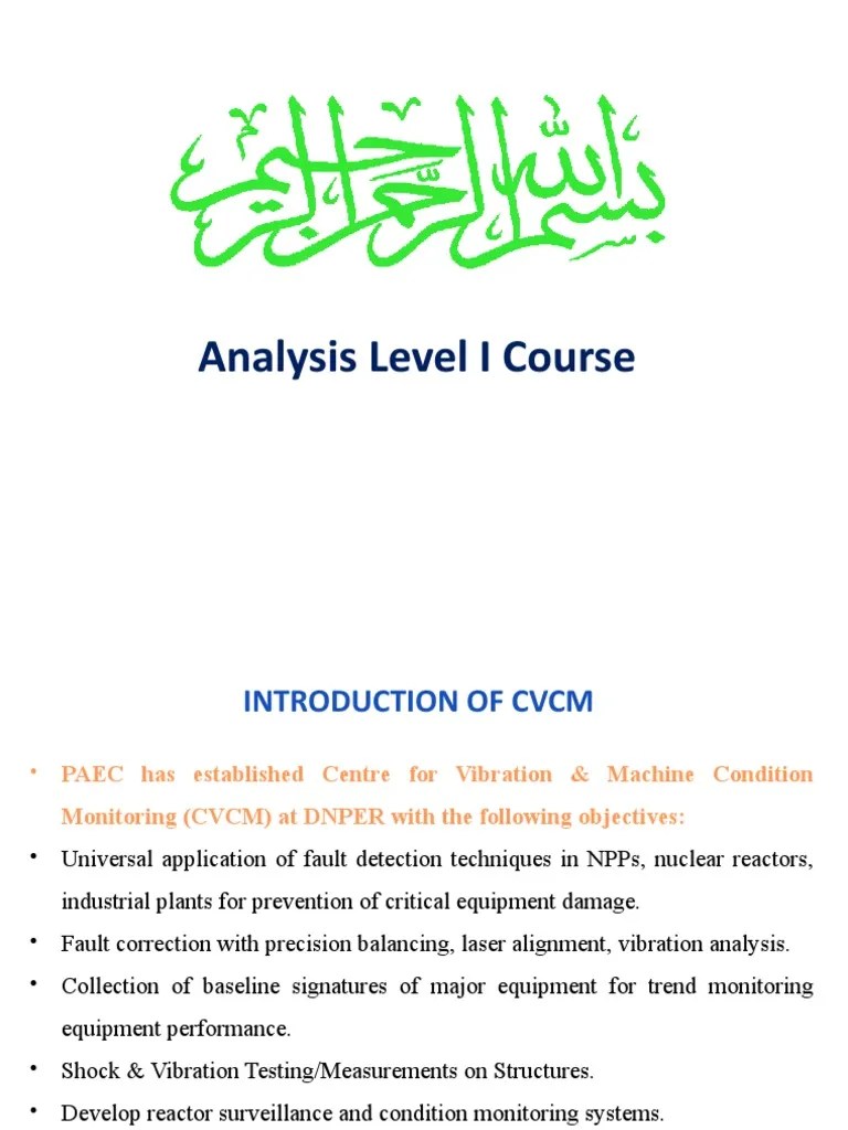 Vibration Analysis Level - 1 Final | PDF | Amplitude | Root Mean Square
