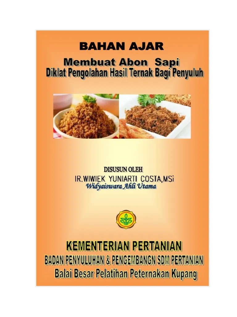 Membuat Abon Sapi | PDF