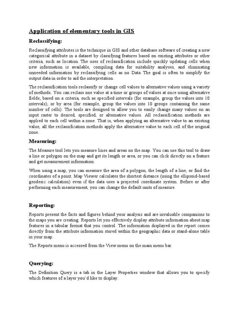 Assignment 1 Gis | PDF | Arc Gis | Geographic Information System