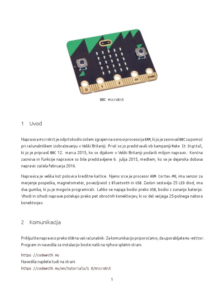 Microbit Python | PDF