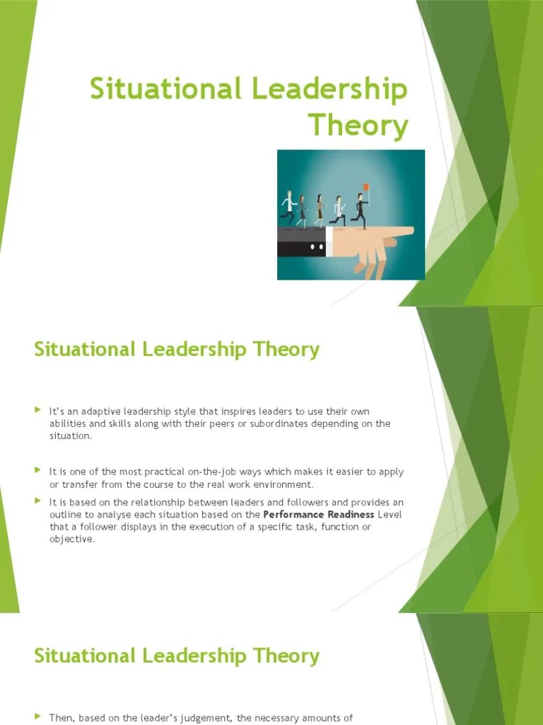 Situational Leadership | PDF | Leadership | Applied Psychology