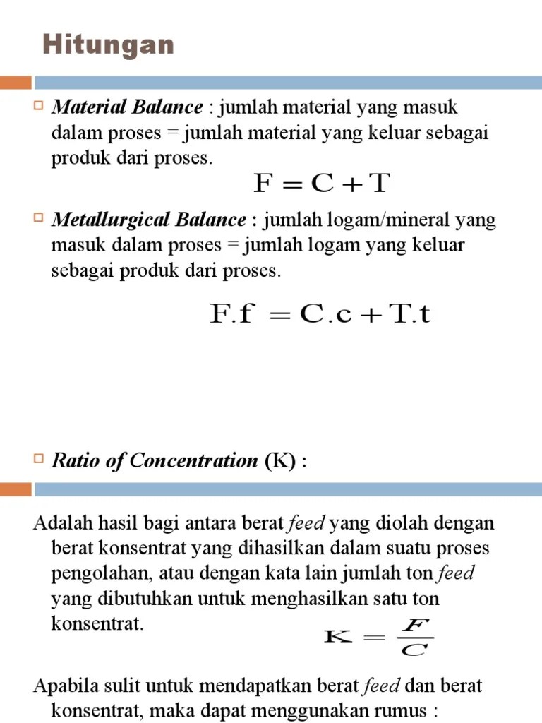 Material Balance | PDF