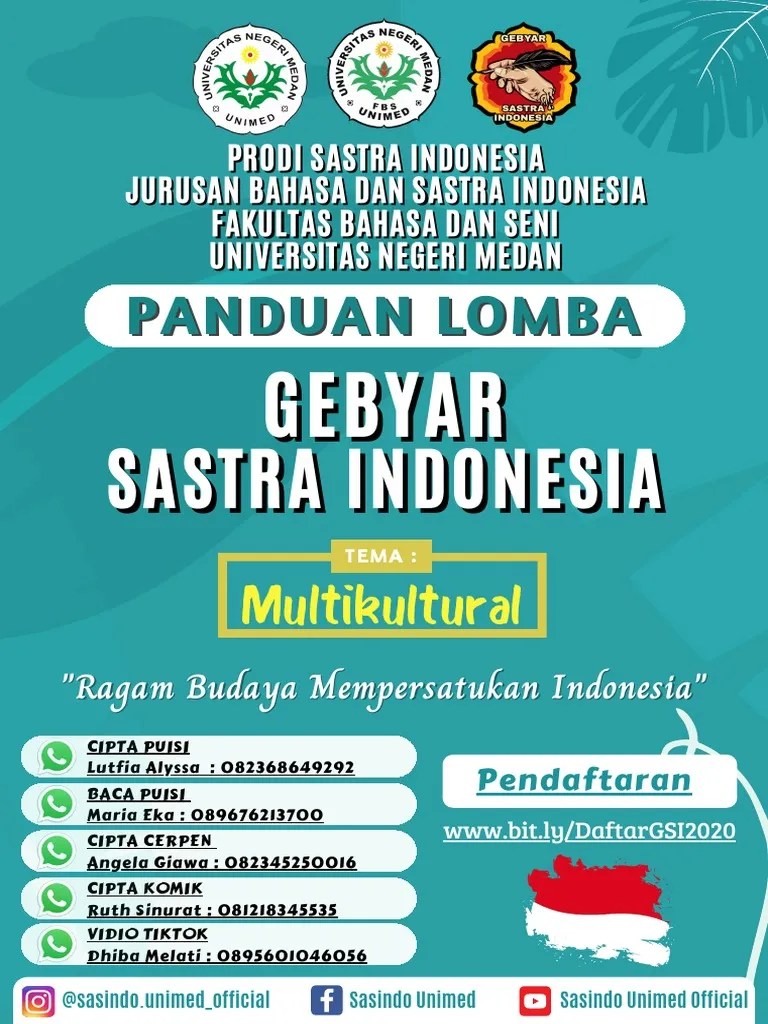 Panduan Lomba Gebyar Sastra Indonesia | PDF | Ilmu Sosial