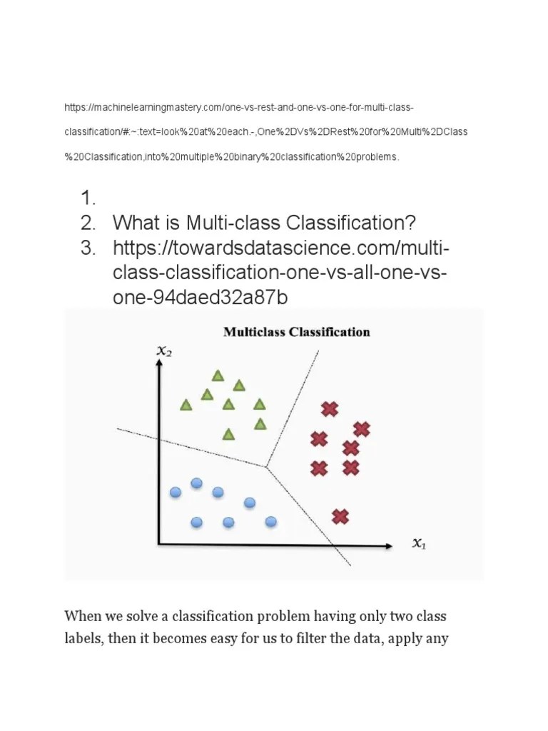 06 MultiClass Classification | PDF | Statistical Classification ...