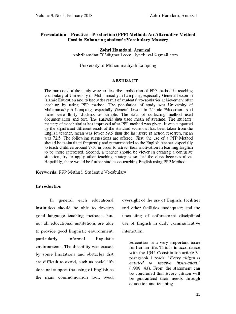 Presentation - Practice - Production PPP Method An | Download Free PDF ...