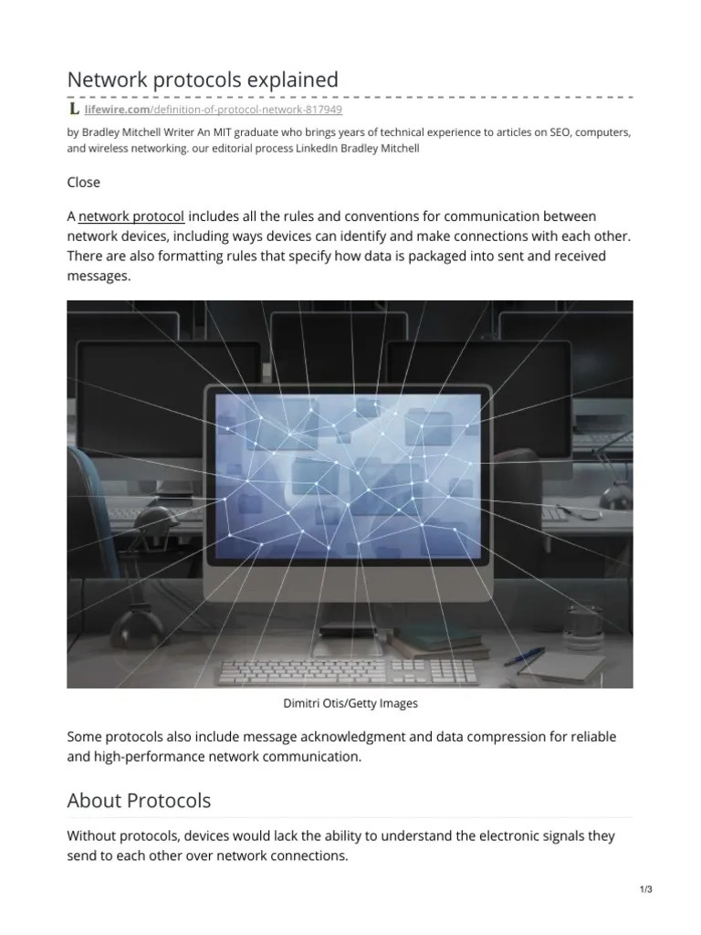 Network Protocols Explained | PDF | Computer Network | Internet ...
