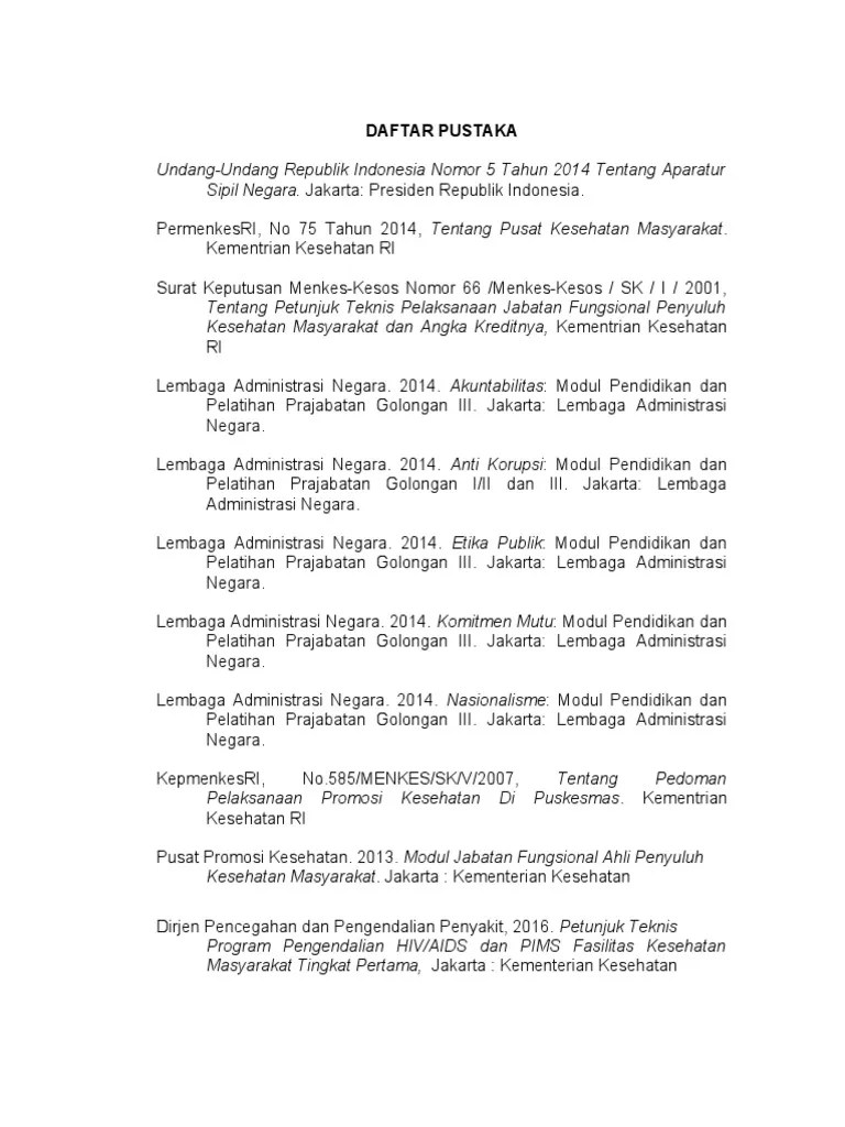 Daftar Pustaka | PDF