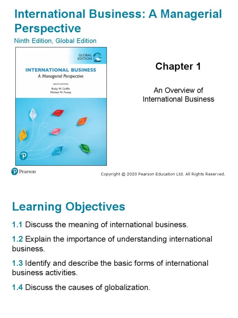 International Business: A Managerial Perspective: Ninth Edition, Global Edition | PDF ...