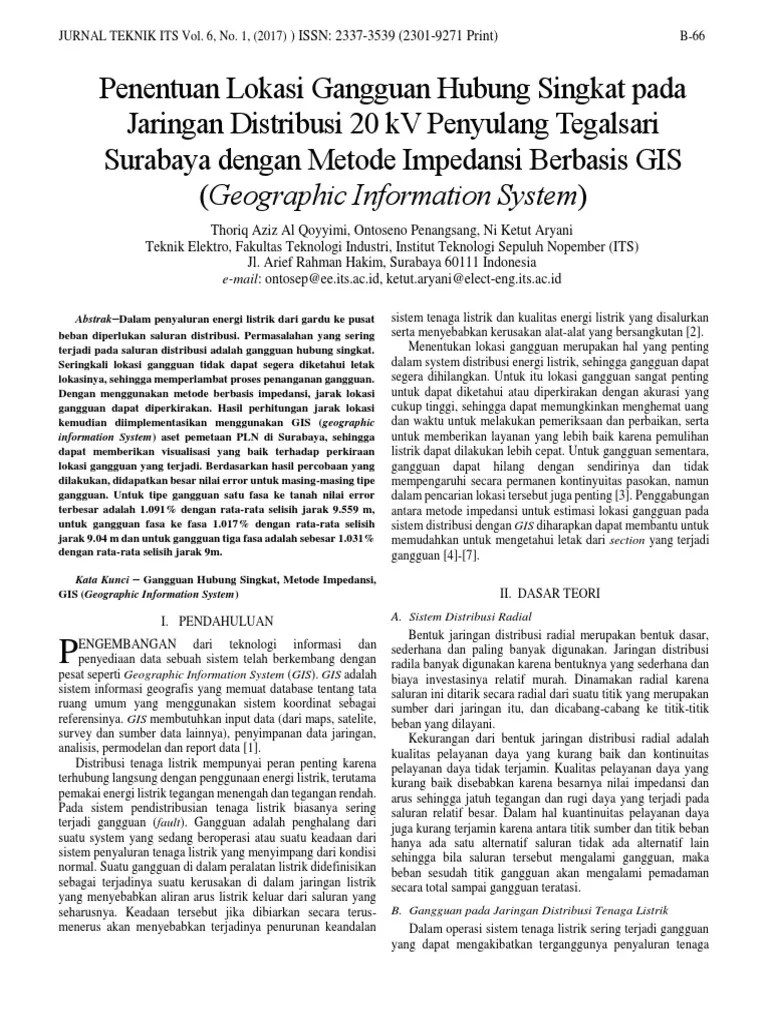 ID Penentuan Lokasi Gangguan Hubung Singkat | PDF