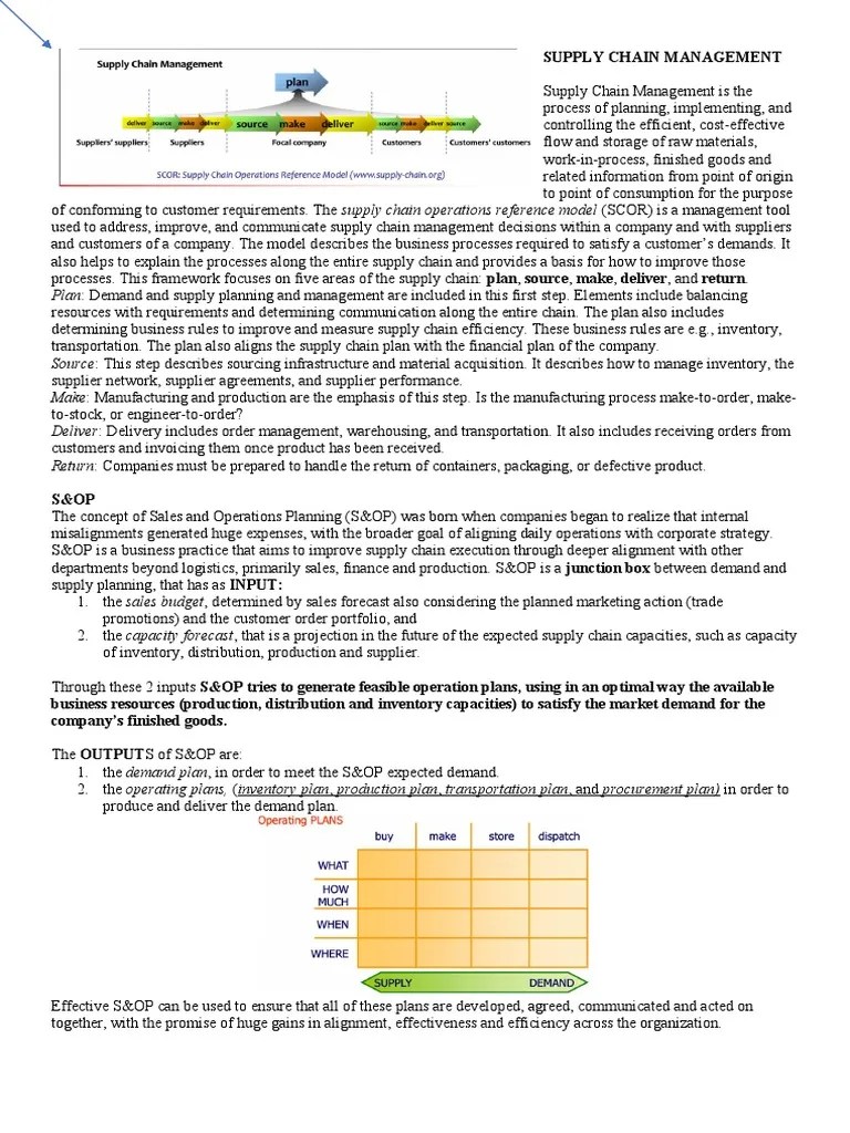 Supply Chain Management | PDF | Seasonality | Forecasting