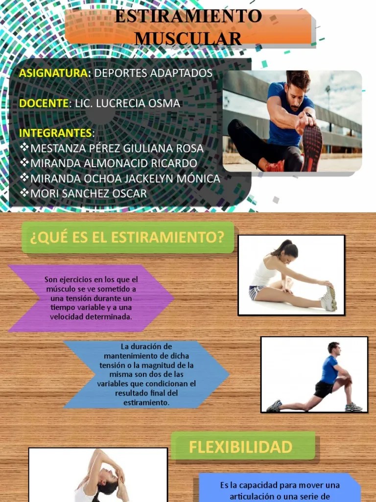 Estiramiento Muscular - Terminado | PDF | Flexibilidad (anatomía) | Músculo