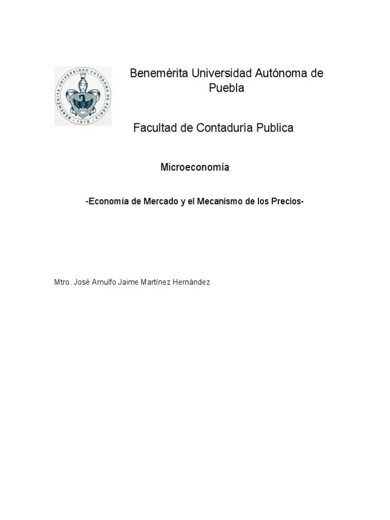Economía De Mercado Y El Mecanismo De Los Precios | PDF | Utilidad | Bienes